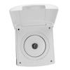 RV Gravity City Water Inlet White ABS with Magnetic Locking Cover for Boat Trailer