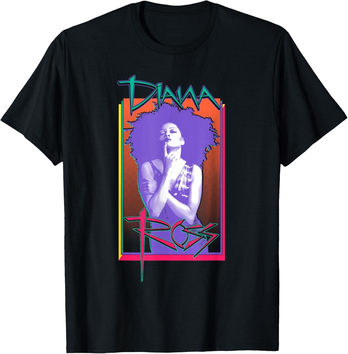Diana Ross - Cover Page T-Shirt Mens Womens Tees Top 4XL