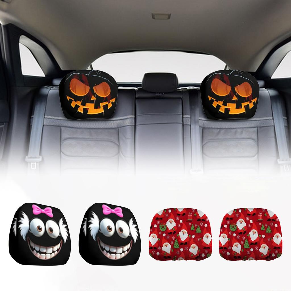 Car Printed Pillowcase Universal Elastic Style Funny Fun Universal Headband