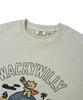 Wacky Willy Kiki Washed Graphic Sweatshirt Beige