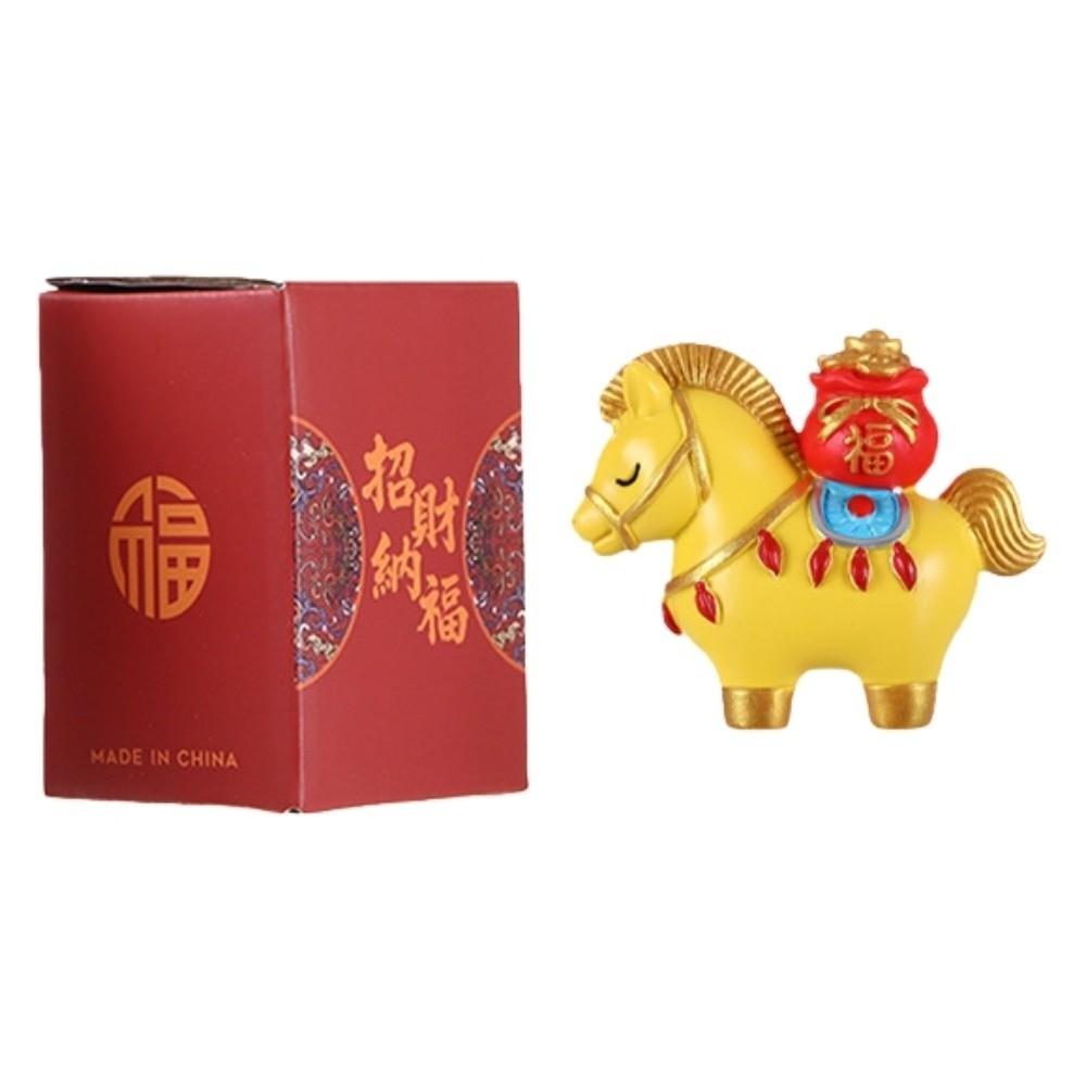 Chinese Style Horse Miniature Horse Mascot Zodiac Horse Ornaments 2026 Gift Horse Figurine  Cabinet