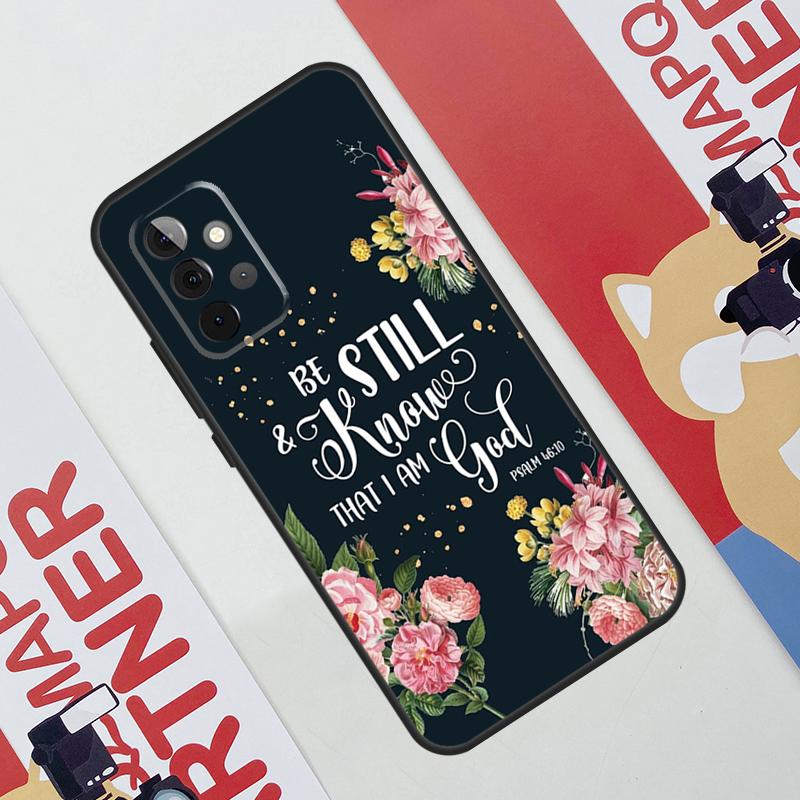 Christliche Psalmen Hülle Für Samsung Galaxy A06 A16 A36 A56 A55 A35 A33 A53 A13 A23 A17 A54 A34 A14 A52 A32 A15