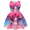 Demon Slayer Digital Print Girls' Dress Girls' Bowknot Gown Dress