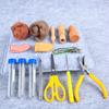 Needle Felting Starter Kits with Storage Bag Felting Tools and Supplies Wool Felting Kits Felt Mold Felted Dolls Material