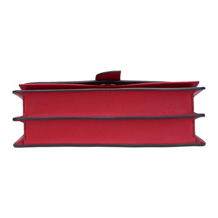 Michael Kors Greenwich Classic Solid Design Commuter Fashion Leather Tote Bag Women Handbags Red 30H1GGRL2L-602