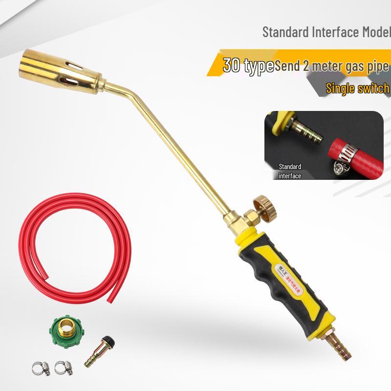 Portable Gas Blowtorch for Welding and Singeing Pig Hair