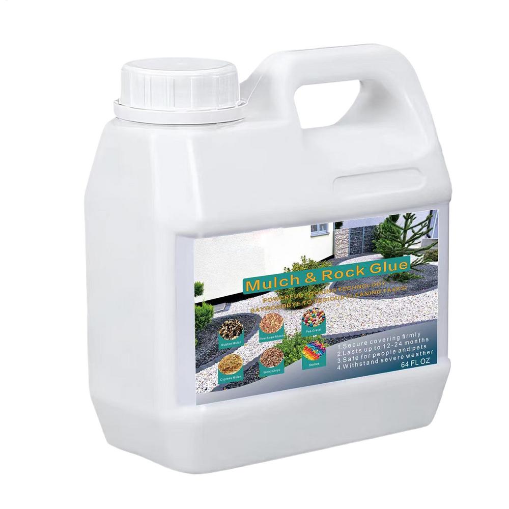 64oz Landschaftskleber Bodenabdeckungskleber für Steine Starker Steinadhesive Für Außenbereich Hof Spielplatz Kiesbindemittel Kleber