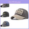 Embroidery Cow Letter Head Cotton Baseball Hat Curved Brim Adjustable Men Women
