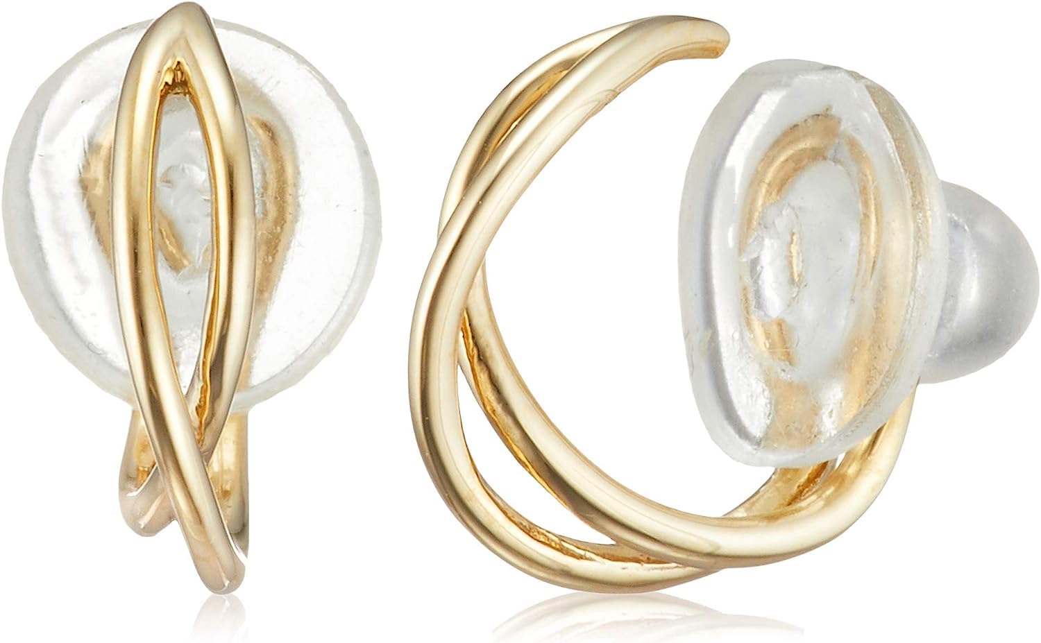 

sowi Ivy Clip Earrings Gold K10 Ivy Stylish Gold Elegant Delicate Jewelry Accessory Gift Present 309E0185 (Yellow / Image)