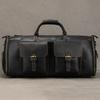 Large Men's Duffle Bag Genuine Leather Travel Bags For Men Male Handbags Weekender Suit Bag On Luggage Luxury Handbag For Suits