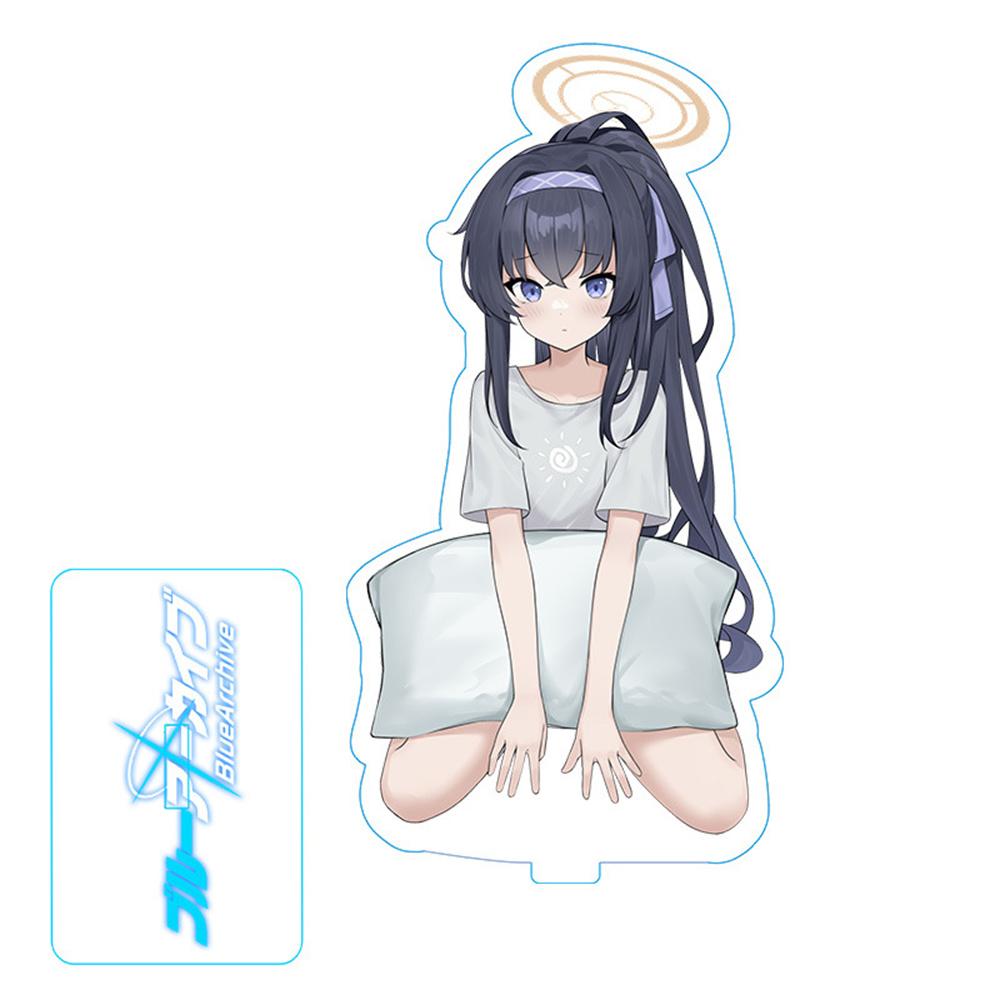 Hot Anime Blue Archive Takanashi Hoshino Cosplay Game Acrylic Action Figure Stand Model Toy Decor Prop Fans Collection Gift