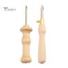 Embroidery Needle Wooden Handle Embroidery Punch Needle Pen Weaving Tool for DIY Craft Stitching Applique