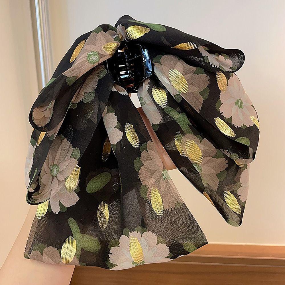 

Заколка для волос во французском стиле, заколка для волос на затылке, новая заколка для волос с лентой для женщин и девочек F