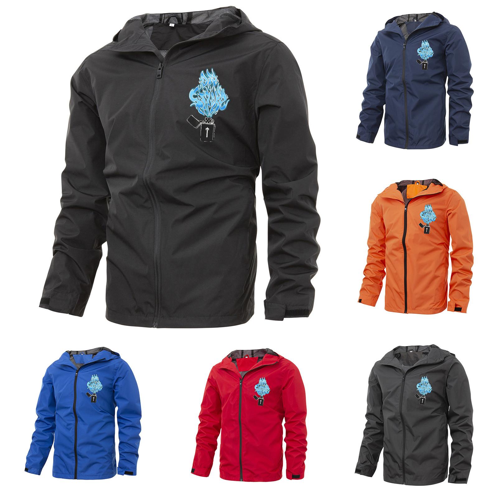 

Мужская и женская тонкая ветрозащитная куртка, уличный костюм, водонепроницаемый альпинистский костюм с цветными блоками