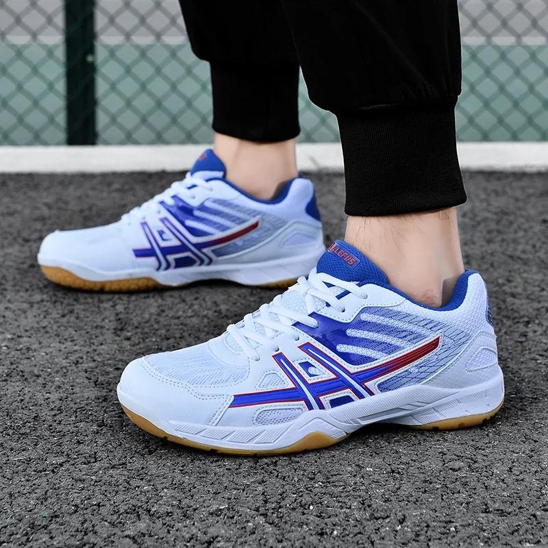 Men Badminton Shoes Training Outdoor Non-slip Boys High Quality Wear Resistant Sneakers Breathable Professional Volleyball Shoes