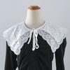 New Women's Lace Detachable Collar New Adjustable Strap Embroidery White Detachable Shirt Lace Up Shawl Small Shoulder Wraps