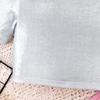Kinderbekleidung Mädchen 2025 Sommer Neuer Stil Mittel-Groß Gekochtes Gestricktes Kurzarm Lässige Arbeitshosen