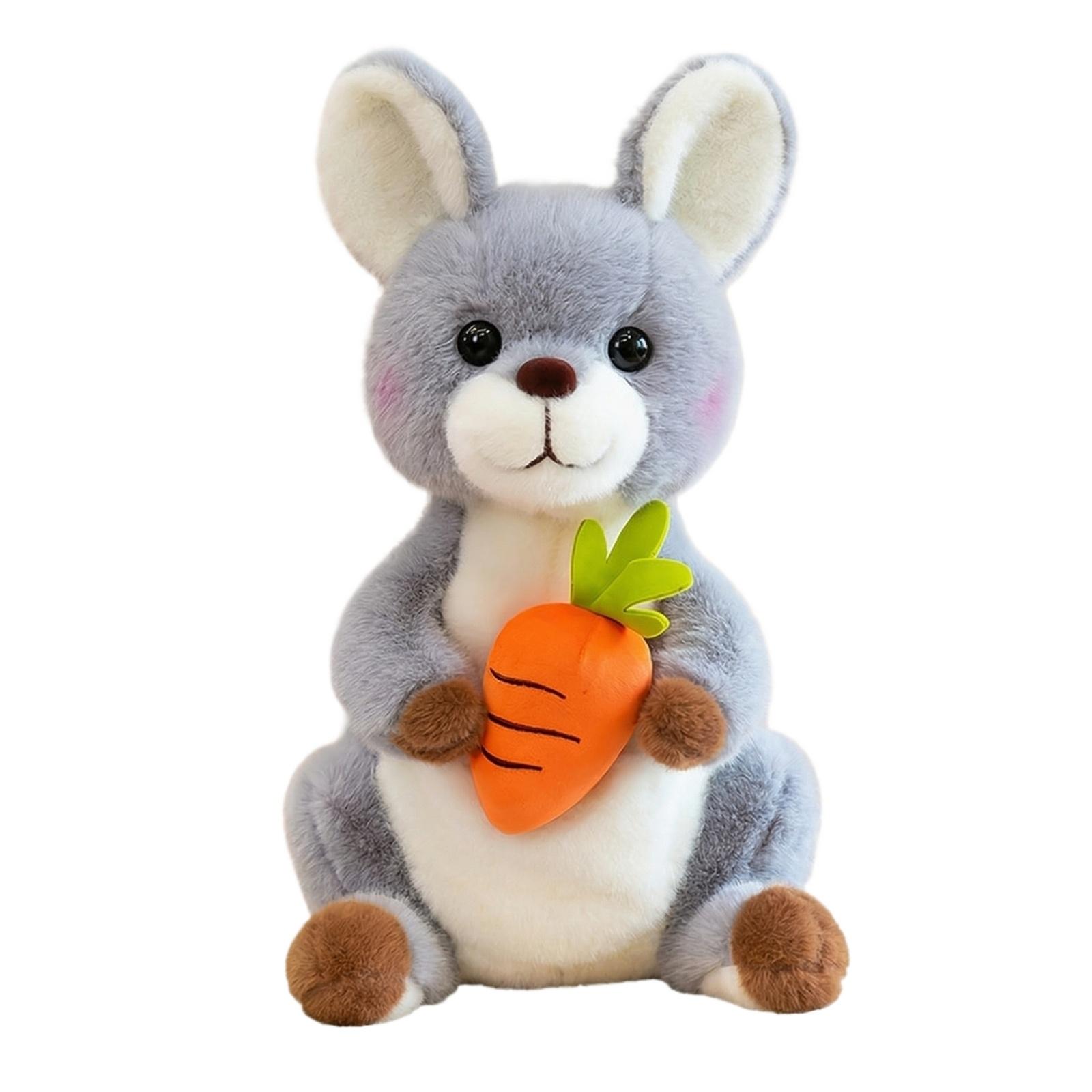 

Soft Plush Kangaroo Stuffed Animal Toy with Scarf Realistic Design High Quality Materials Suitable for Children and Collectors One Size