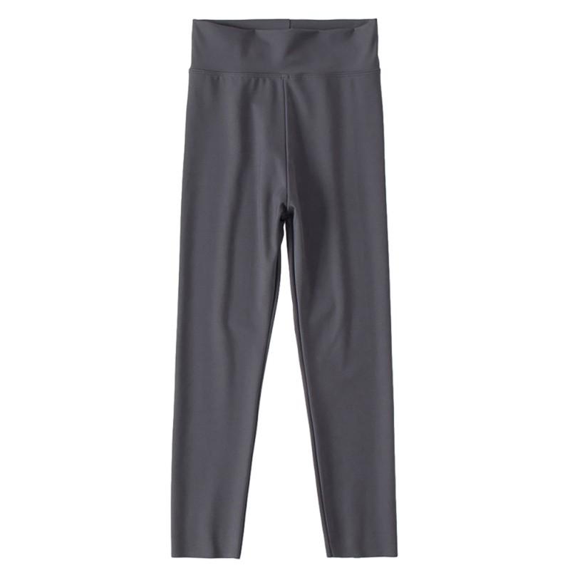 

Детские эластичные леггинсы для девочек, однотонные штаны для танцев и йоги 160 серый