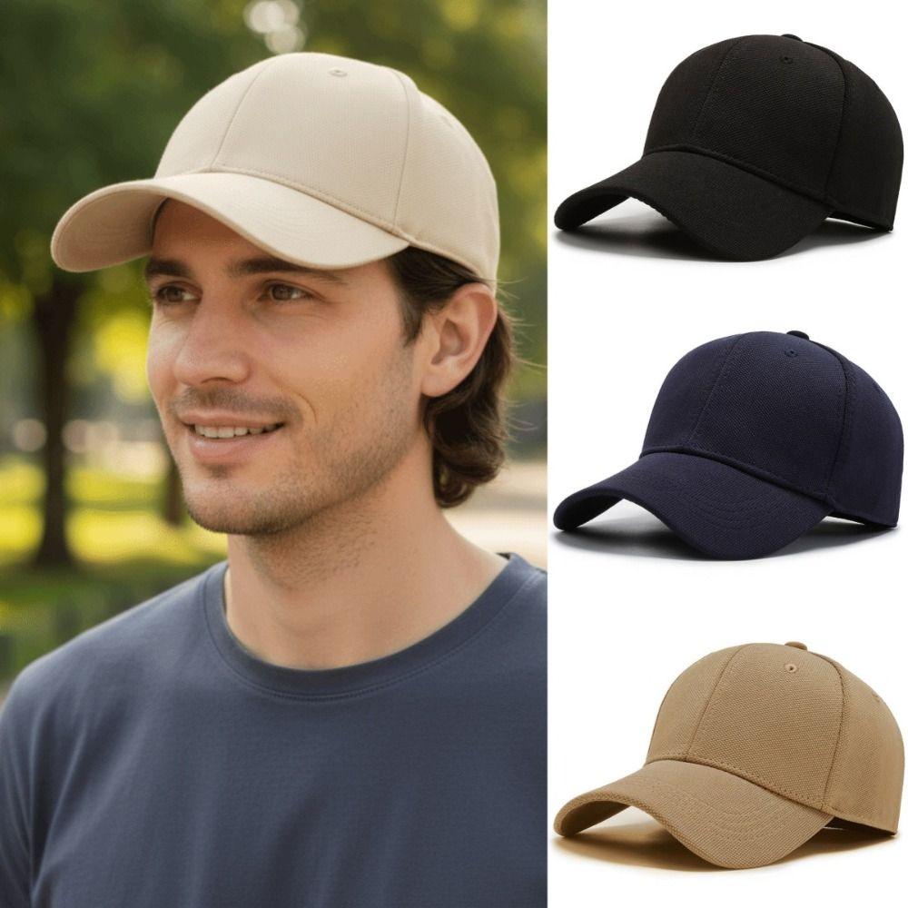 Lässige Unisex Atmungsaktive Baseballkappe Unifarbene Hip Hop Snapback Mütze Für Alle Jahreszeiten