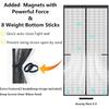 Upgraded Magnetic Screen Door for Tall Door to 38x98 with 42 Longer & Stronger Magnets,Retractable Screen Doors for Front Door,Heavy Duty Fiberglass