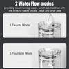 Electric Water Dispenser Dog Cat Drinking Fountain Cat Drinking Bowl Pet Drinking Feeder 2 Water Flow Modes Automatic Drinker 2L Pet Supplies