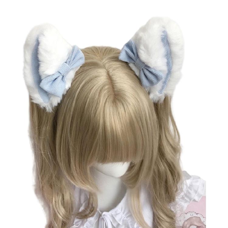 Realistic Cats Ear Hair Clip Furry Ear Barrette for Cosplay and Holiday Celebrations for Music Festivals Photo Props