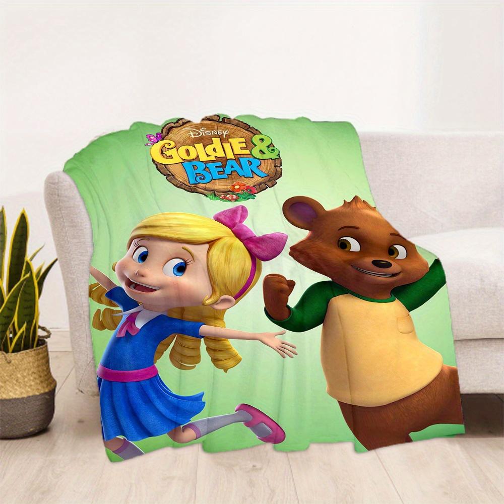 1pc, Disney Goldie and Bear Blanket Soft Throw Blanket for Friend, Perfect Gift, Outdoor Blankets, All Seasons Use, Living Room