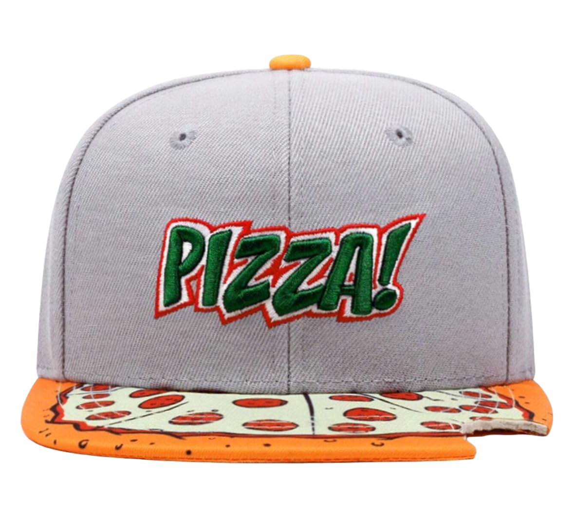 

Sproutsy Men s Baseball Cap, Funny and Stylish, Unisex, Bitten Pizza! (Gray)
