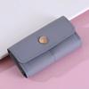 PU Portable Jewelry Roll Bag Wear-Resistant Portable Earrings Organizer  Necklace