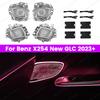New 64 Color LED Fully Illuminated Mid-Range Speaker With Ambient Light For Mercedes Benz W206 X254 C-Class Car Decorative Lamp