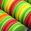 24Pcs Round Fishing Line Foam Spools Winding Board with Fishing Tackle Box Fishing Line Holders Storage Organizer