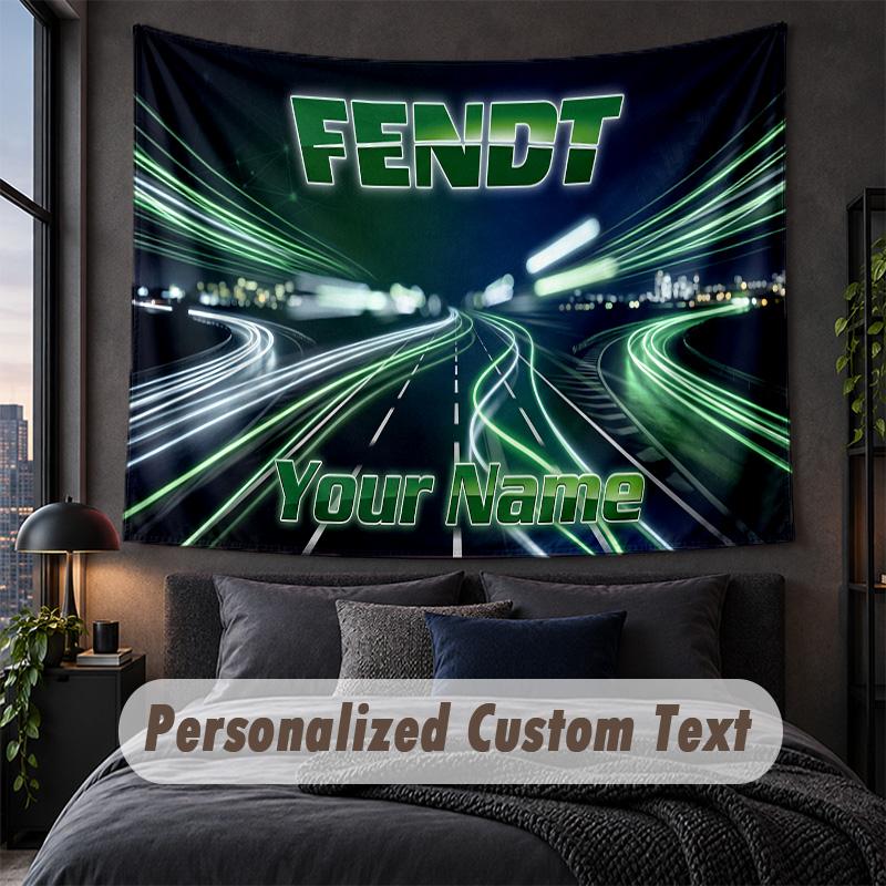Custom Name Text Tapestry,Fendt Decorative Wall Hanging, Background Tapestry For Home Bedroom