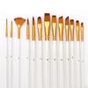 13 Pack Paint Brushes Set Nylon Hair Acrylic Fine Art Painting Kids Beginners