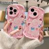 Phone Case: 2D Flat Design, Fits iPhone 12, 13, 14, 15, 16, 17, 18 Pro, Phone Decoration, Pink Jigglypuff, Halloween and Christmas Gift