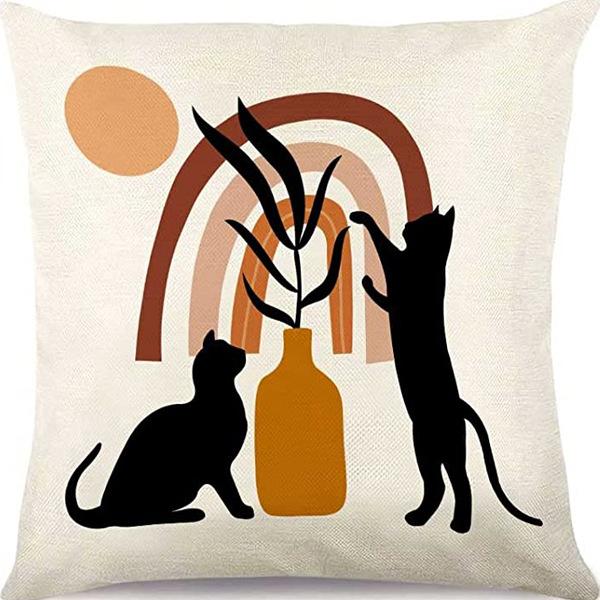 Morandi Color Abstract Pillowcase Minimalist Decorative Pillowcase Abstract Aesthetic Sofa Pillow Cushion Cover