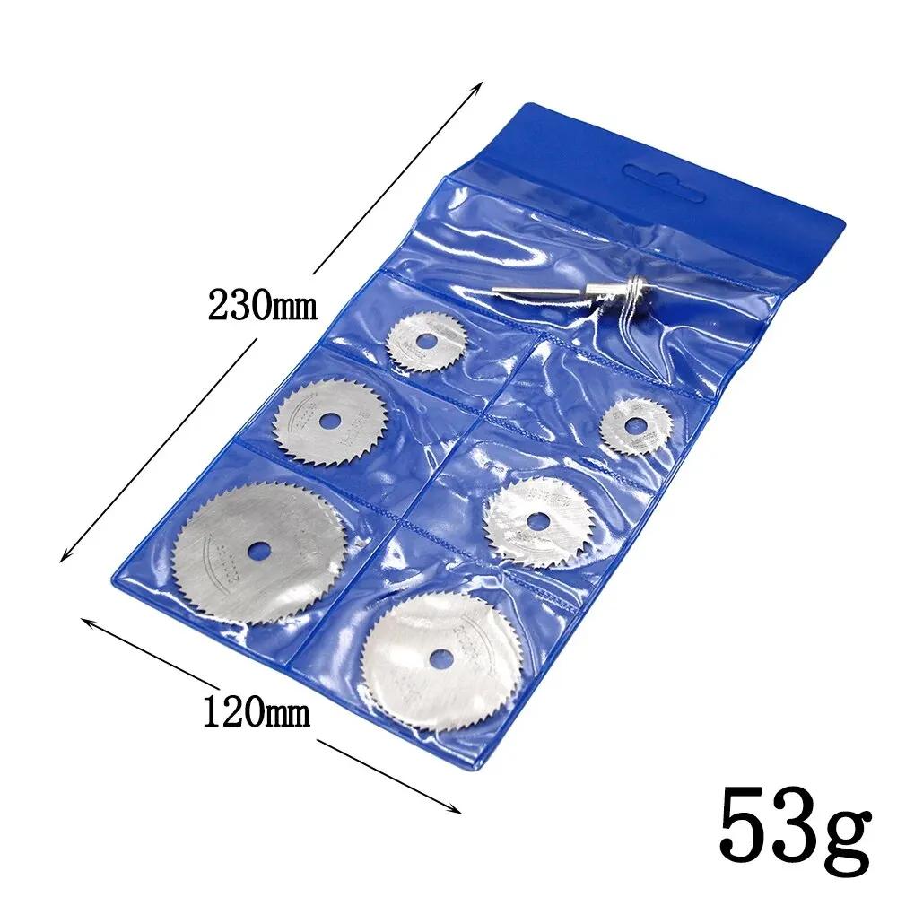

7 шт. Деревообработка Металлорежущее полотно Электрическая дрель Циркулярная пила Высокоскоростная сталь Электрический шлифовальный станок Маленький набор инструментов для пилы