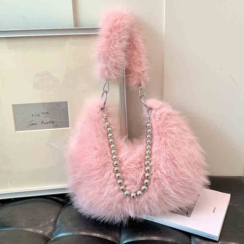 

Модная женская плюшевая сумочка осень-зима новая универсальная сумка на цепочке большая вместимость мягкие плюшевые сумки из искусственного меха