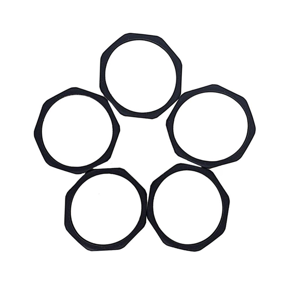 

5Pcs Soft Rubber Ring Microphone Anti-Slip Anti-drop Ring Mic Protector Microphone Anti-Slip Accessories чорний