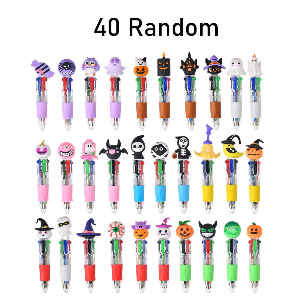 4-in-1 Multicolor Ballpoint Pen 10 Colors Retractable Bear Ballpoint Pens For  School Supplies Students Children Gifts5ml