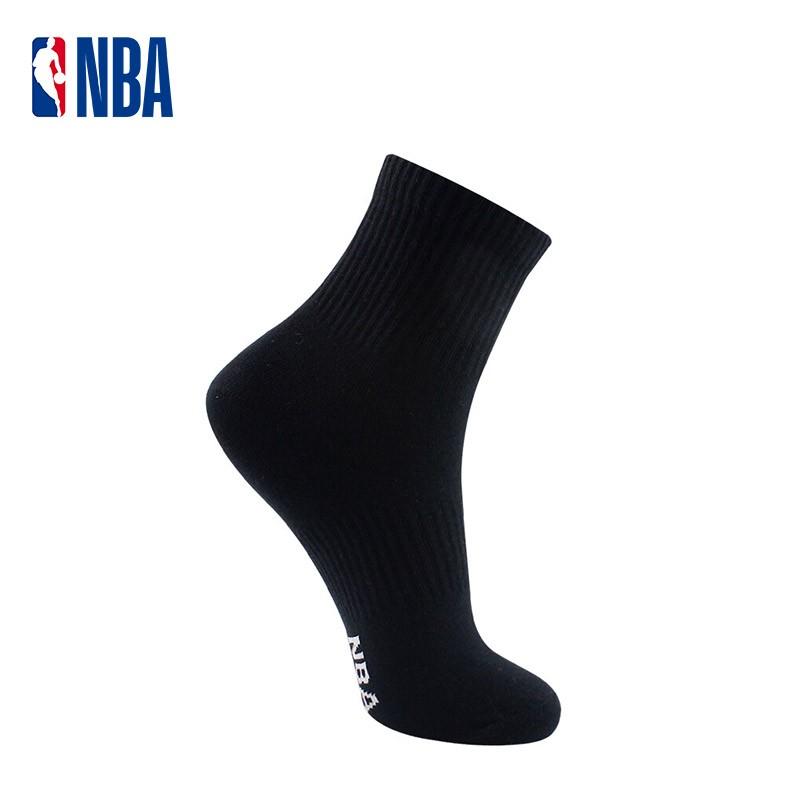 NBA Socks for Men, All-Season Casual Sports Socks, Seamless Cotton Socks, Combed Cotton Embroidered Training Running Basketball Socks, 1 Pair Pack