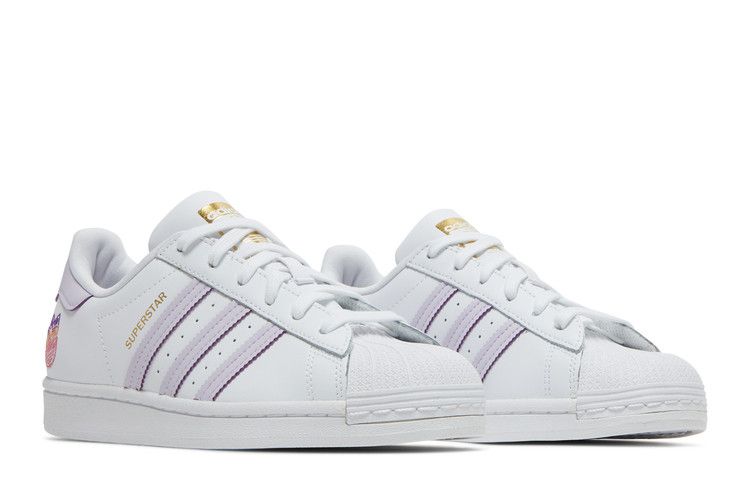 adidas Superstar Trefoil White Purple Tint (Women's)