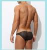 Men's Ultra-Light Ice Silk Transparent Thong Briefs