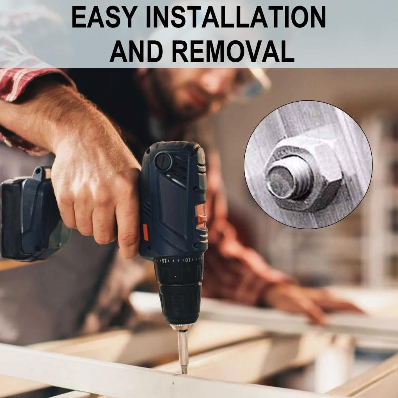 50Pcs Mounting Hardware Kit Aluminium M6x15mm Screws Bolts Nuts Kit Easy to Use for Hardware Greenhouse Supplies