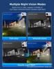 iCSee Dual-Band Outdoor Camera: Full Color Night Vision, Two-Way Audio, 5G WiFi, Bullet-Dome Design.