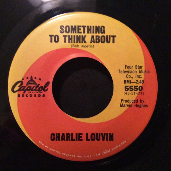 

7inch Record CHARLIE LOUVIN - Something To Think About 5550 CAPITOL 1965 US Country/Folk Used