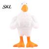 Outdoor Duck Statue Resin Muscular Figurine, Strong Fitness Statue, Office Desk Ornament White Yellow Shape for Table Decor Muscle Figurine