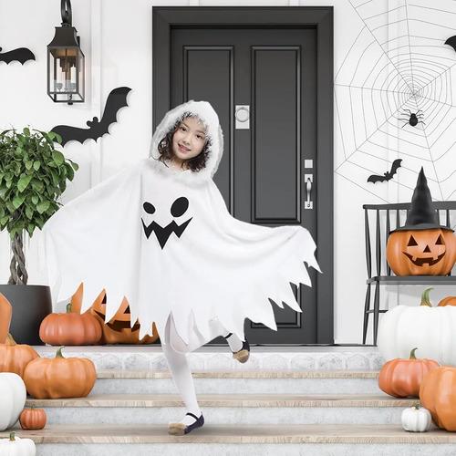 Ghost Costume For Boys And Girls With Hood And Halloween P