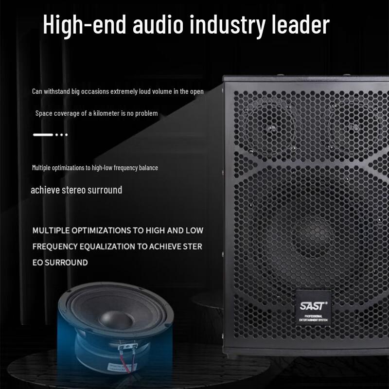 SAST H8 8-calowy 3-drożny pasywny głośnik domowy KTV konferencyjny