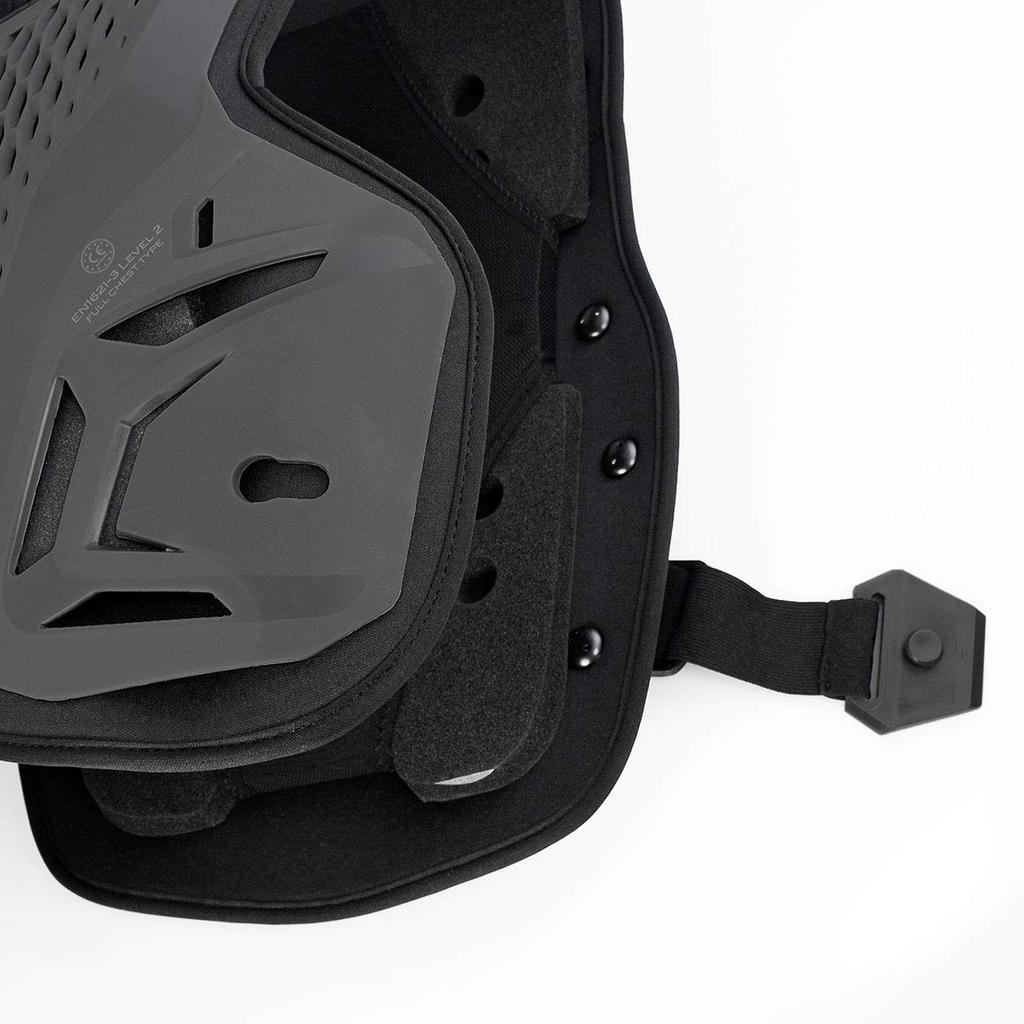 KOMINE Motorrad-Luftdurchlass CE Level 2 Körperpanzerung Passform Schwarz Gratis 12998 Protektor CE Standard Level 2 SK-828